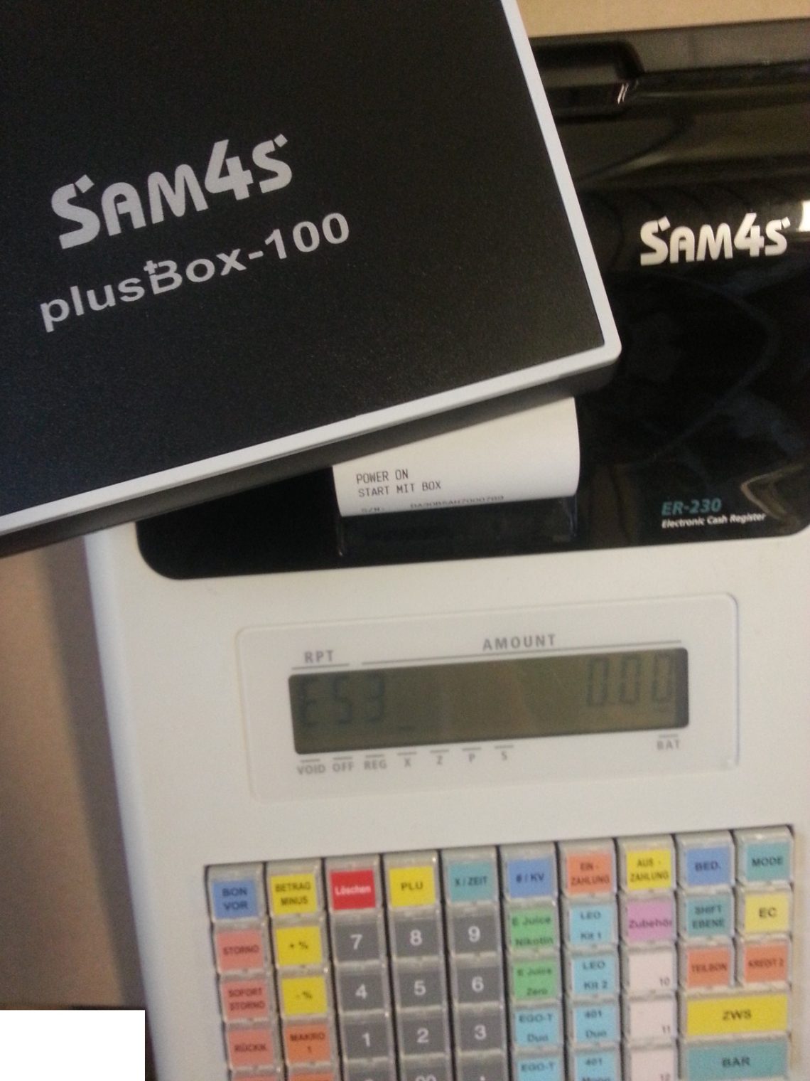 Mobile Registrierkasse ER-230 für die GdPdU vorbereiten