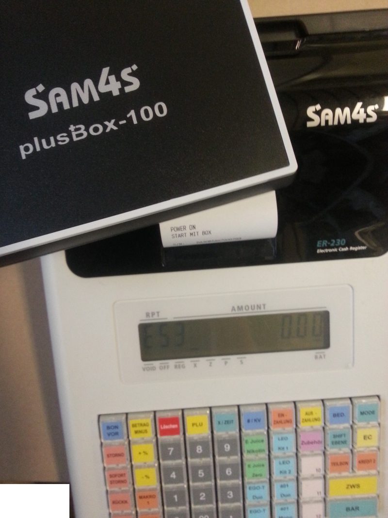 Mobile Registrierkasse ER-230 für die GdPdU vorbereiten