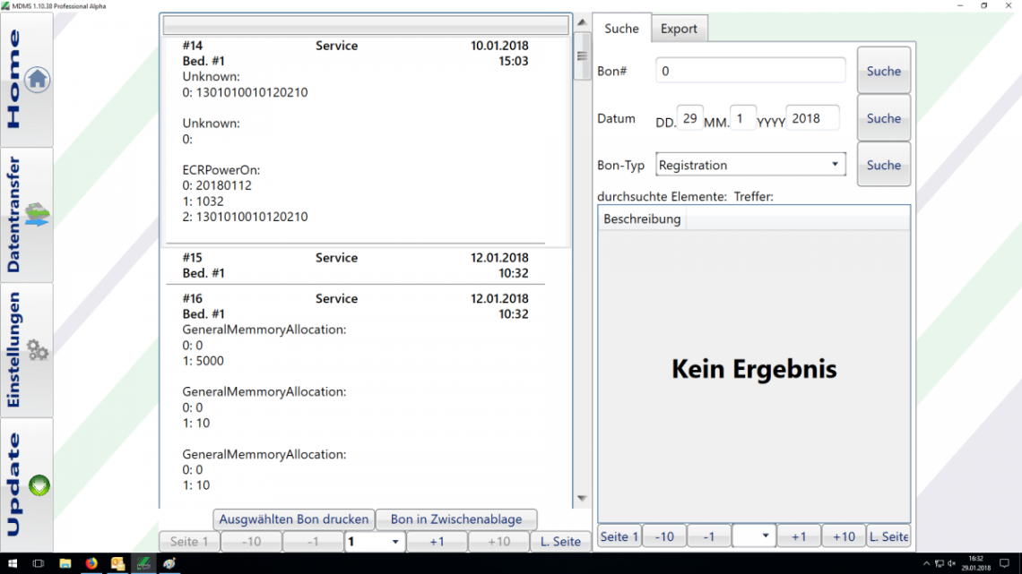 MDMS-Software für SAM4S Registrierkassen verfügbar