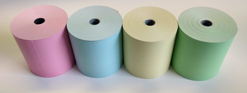 Bunte Bonrollen, Bisphenol-A frei und Recyclebar